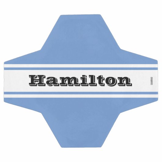 Voetbal met Naam in Om het even welke kleur HAMbyW (Enkel)