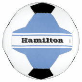 Voetbal met Naam in Om het even welke kleur HAMbyW (Voorkant)