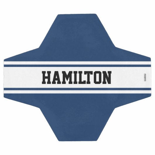 Voetbal met Naam in Om het even welke kleur HAMbyW (Enkel)