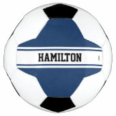 Voetbal met Naam in Om het even welke kleur HAMbyW (Voorkant)