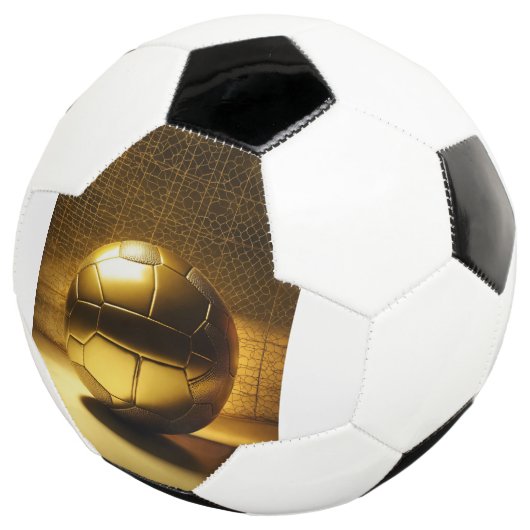 Voetbal met "Radiant Golden Design". (Drie kwart)