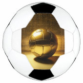 Voetbal met "Radiant Golden Design". (Voorkant)