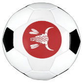 Voetbal met Red Ghost Dance Buffalo (Gedraaid)