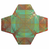 Voetbal met rode en groene chromatische fusie (Enkel)