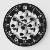 Voetbal met Romeinse cijfers Grote Klok (Voorkant)