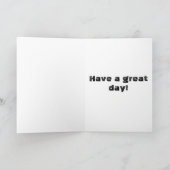 Voetbal met rood en geel, Happy Birthday Kaart (Binnen)