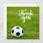 Voetbal met woord Dank u wel (Voorkant / Achterkant)