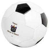 Voetbal met zwart kattenvlees (Drie kwart)