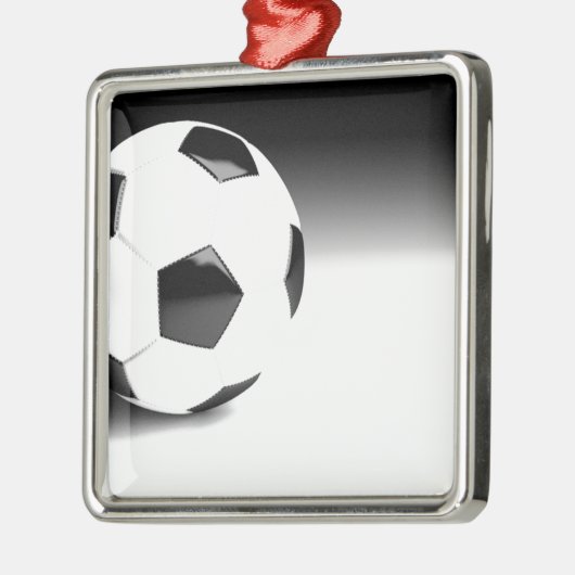 Voetbal Metalen Ornament (Links)