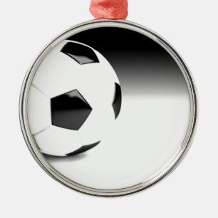 Voetbal Metalen Ornament