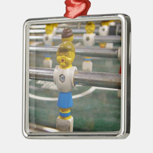 Voetbal Metalen Ornament (Links)
