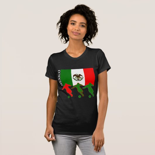 Voetbal Mexico T-shirt (Voorkant volledig)