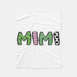 Voetbal Mimi Grappig Voetbal Verjaardag Jongen Fam Fleece Deken