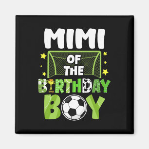 Voetbal Mimi Verjaardag Jongen Feest Voetbal Famil Magneet