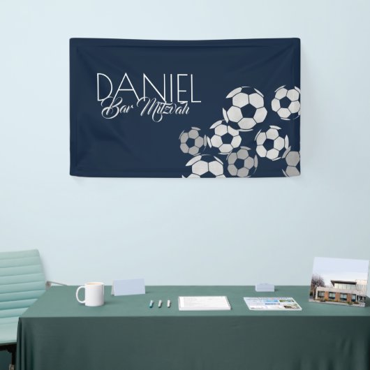 Voetbal Mitzvah Banner (Beurs)