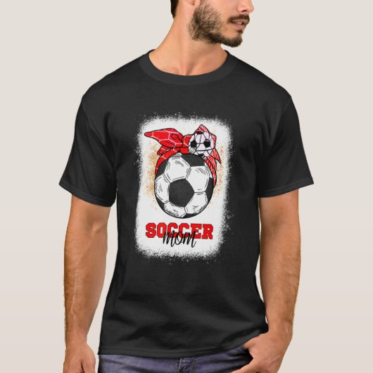 Voetbal Moeder Bun Ball Moederdag 2022 Voetbal Moe T-shirt (Voorkant)