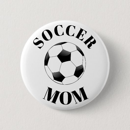 Voetbal moeder Button (Voorkant)