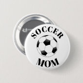 Voetbal moeder Button (Voorkant /achterkant)