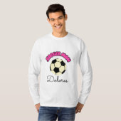 Voetbal Moeder Dolores Lange Mouw T-shirt (Voorkant volledig)