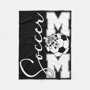 Voetbal Moeder Familie Bijpassende Verjaardag Team Fleece Deken