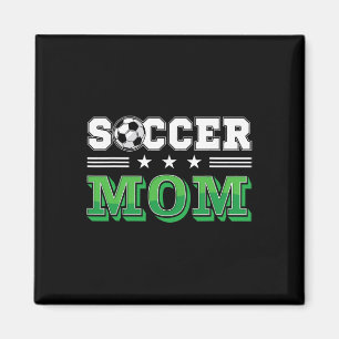 Voetbal Moeder Familie Bijpassende Verjaardag Team Magneet
