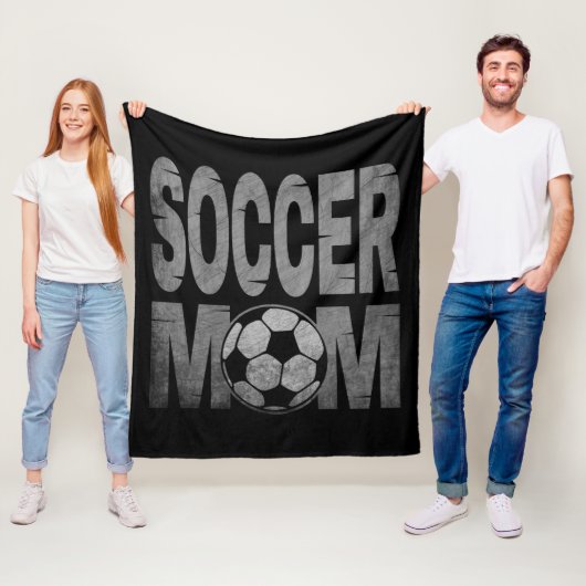 VOETBAL MOEDER FLEECE DEKEN (In situ)