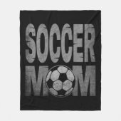VOETBAL MOEDER FLEECE DEKEN (Voorkant)
