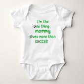 Voetbal Moeder Football Baby Boy Cute Romper (Voorkant)