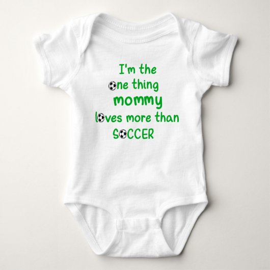 Voetbal Moeder Football Baby Boy Cute Romper (Voorkant)