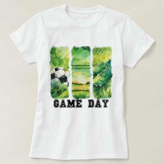 Voetbal moeder, Game Day Shirt, Voetbal Shirt (Design voorkant)