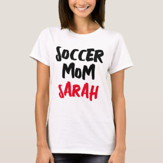 VOETBAL MOEDER GEPERSONALISEERDE T-SHIRT T-SHIRTS