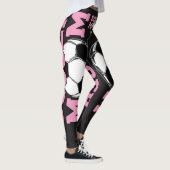 'VOETBAL Moeder' in Roze Leggings (Rechts)