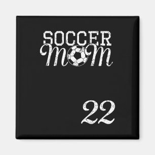 Voetbal Moeder Jersey Nummer 22 Favoriete Speler # Magneet
