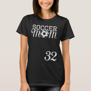 Voetbal Moeder Jersey Nummer 32 Favoriete Speler # T-shirt