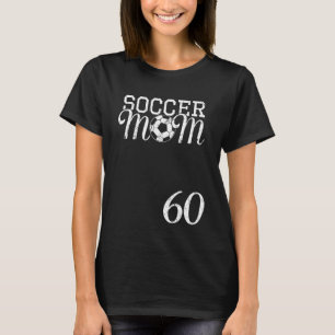 Voetbal Moeder Jersey Nummer 60 Favoriete Speler # T-shirt