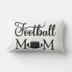 Voetbal Moeder Kussen - Voetbal Liefhebber, Zwart 