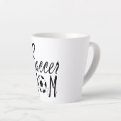 Voetbal moeder latte koffie mokken (Rechterhoek)