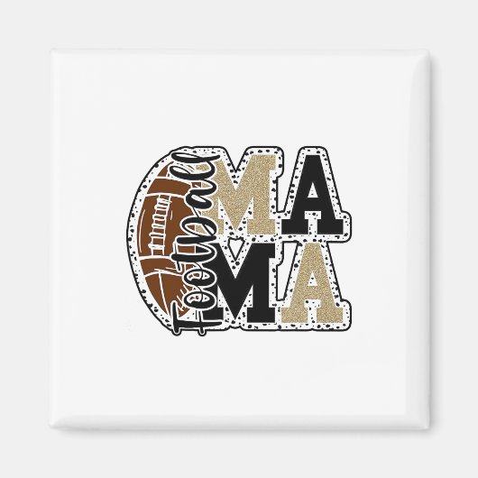 Voetbal Moeder  Magneet (Voorkant)
