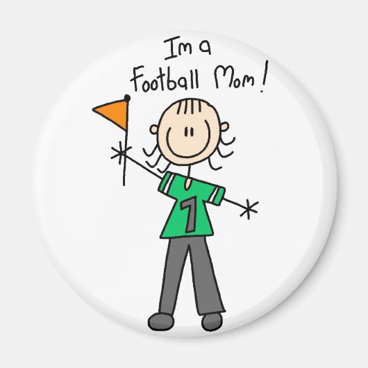 Voetbal Moeder Magneet (Voorkant)