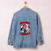 Voetbal Moeder met Ballen  Voetbal Moeder Denim Jacket (Hangar)