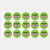 Voetbal Moeder Moederdag Personaliseren Labels (Vel)