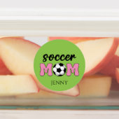 Voetbal Moeder Moederdag Personaliseren Labels (Aangebracht)