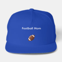 Voetbal Moeder Pet Blauw en Wit