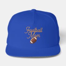 Voetbal Moeder Pet Blauw en Wit