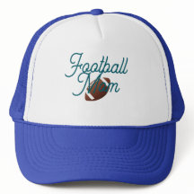 Voetbal Moeder Pet Blauw en Wit