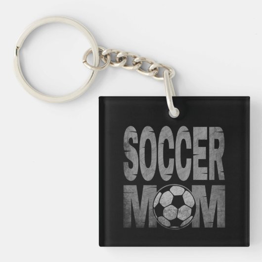 VOETBAL MOEDER SLEUTELHANGER (Voorkant)