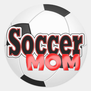 Voetbal Moeder Stickers