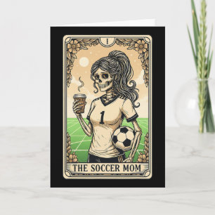 Voetbal Moeder Tarotkaart Vintage Halloween Voetba Kaart