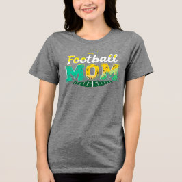Voetbal Moeder Vibes Tri-Blend Shirt
