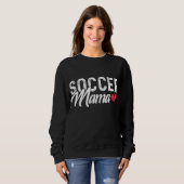Voetbal Moeder - Voetbal Mama Gift Trui (Voorkant volledig)